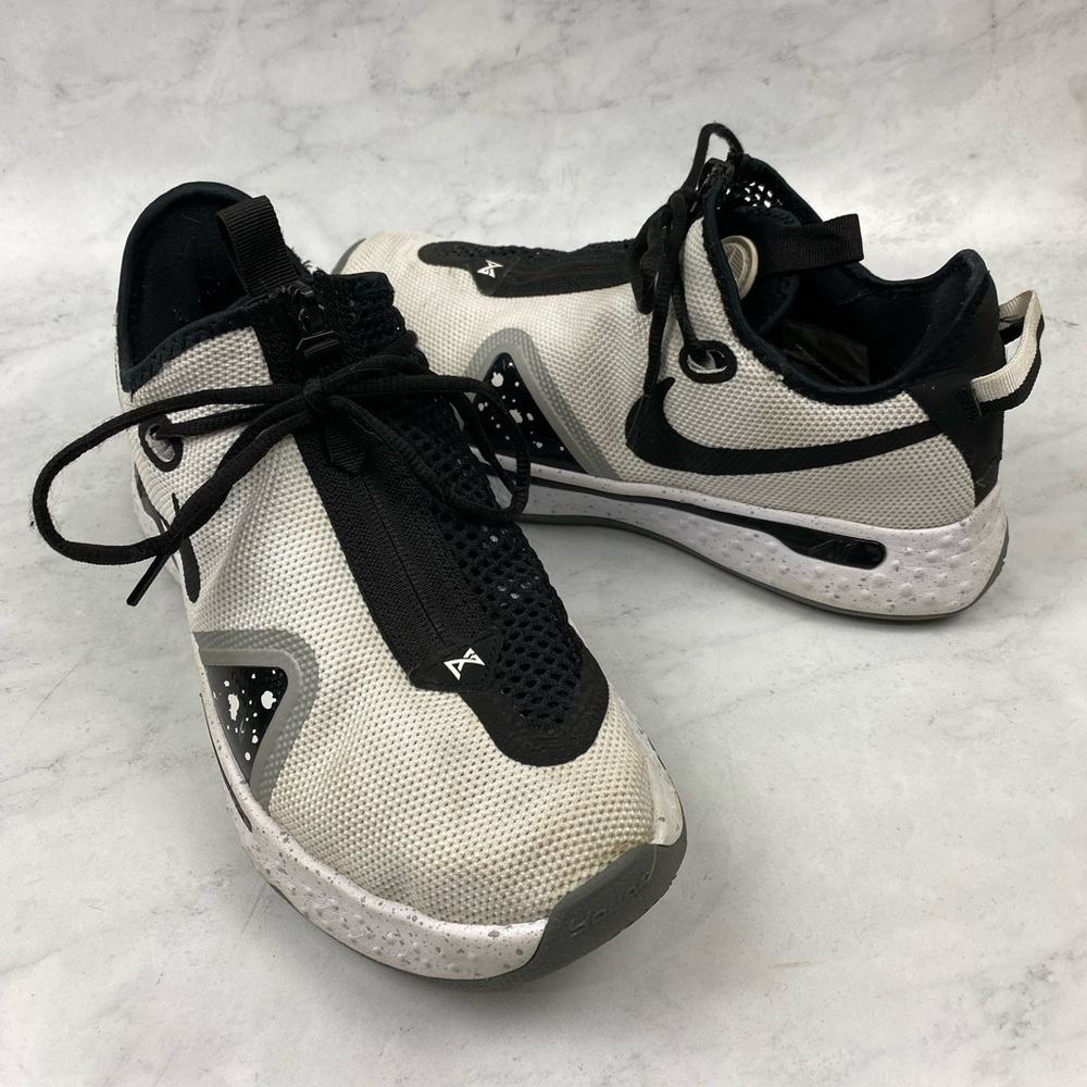 Nike:‎ Men's Paul George PG Basketball Shoes Sneakers Tennis Shoes Oreo Size 8.5